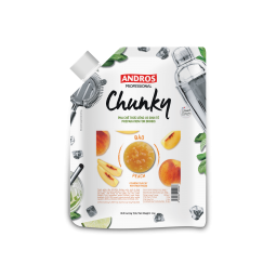 Andros Chunky Doypack Peach 1KG