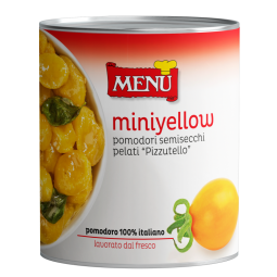 Menù Mini Yellow Peeled Semi-dried Tomatoes "Pizzutello" (800g)
