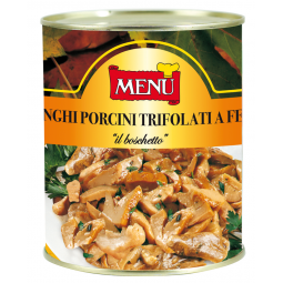 Menù Sauteed Sliced ​​“Boschetto” Porcini Mushrooms (800g)