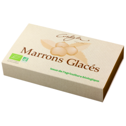8 Organic Marrons Glacés in Gift Box (vacuum-packed) 160gm