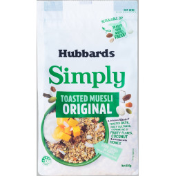 Hubbards Simply Original Toasted Muesli (650g)