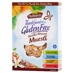 Hubbards Thank Goodness Gluten Free Vanilla & Almond Muesli (350g)