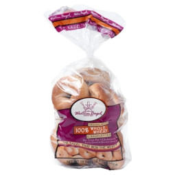 Western Bagel 100% Whole Wheat Bagelettes (12pcs)