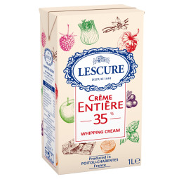 Lescure Whipping Cream - 35% Fat (1L)