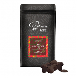 Patissier by Aalst Chocolate Dark 61% Chocolate Buttons Couverture (500g)