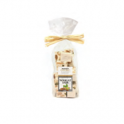 Bag of vanilla hard nougat 200gm