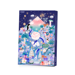 Weiss Chocolate Advent Calendar 2023 Coucou Illustration 220g