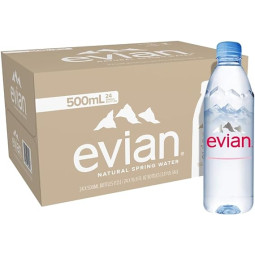 EVIAN Still Water PET 500ML x 24BTL